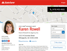 Tablet Screenshot of karenrowell.com